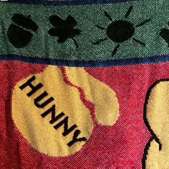 VTG Disney Winnie the Pooh Tapestry Throw Blanket Beacon Made in the  USA - Picture 4 of 10